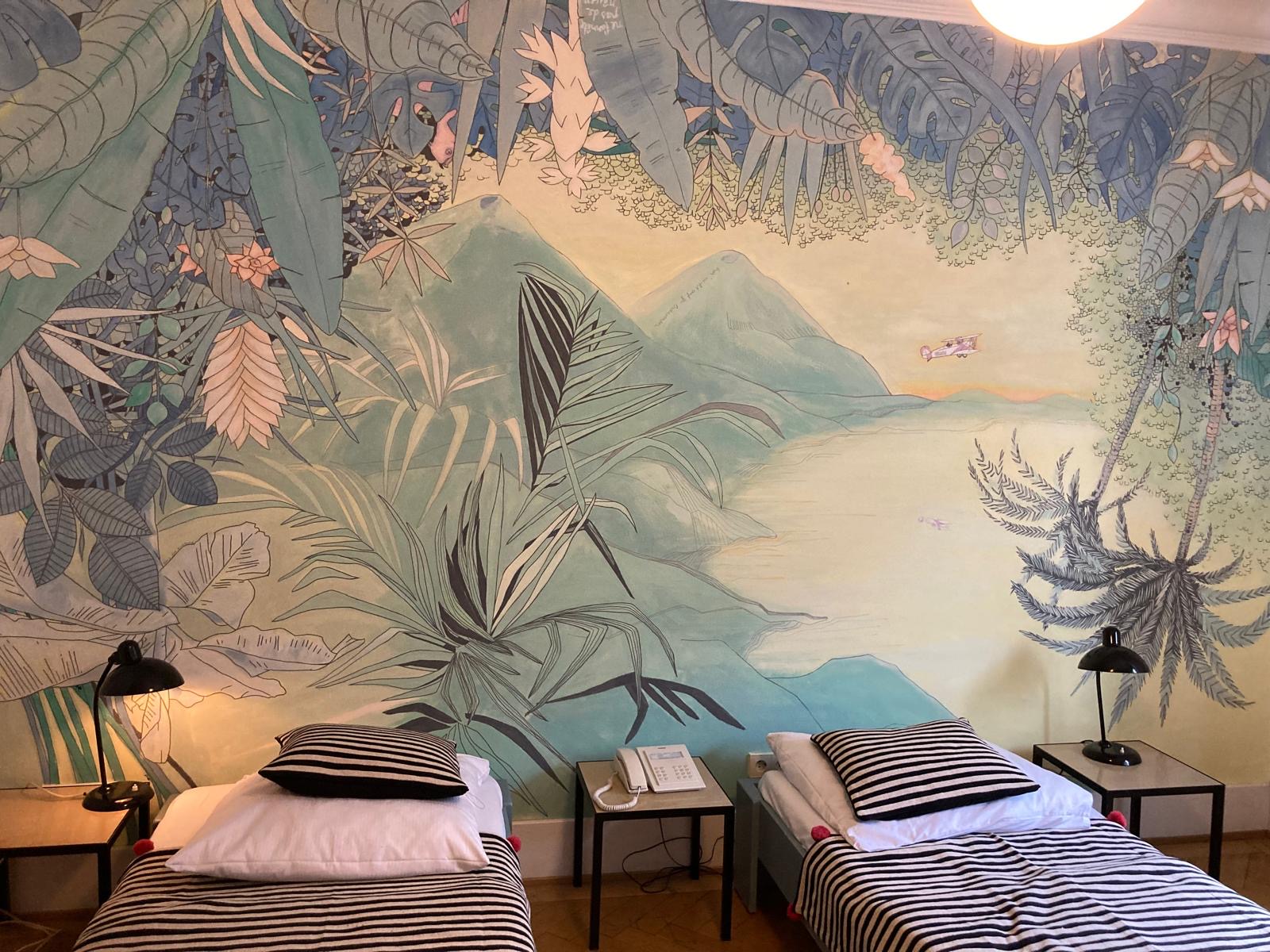 Zweibettzimmer/Twin mit Dusche/WC